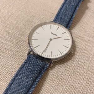 CLUSE Women’s Watch Denim strap